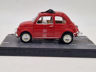 FIAT 500 L Rossa - Burago - Scala 1/24