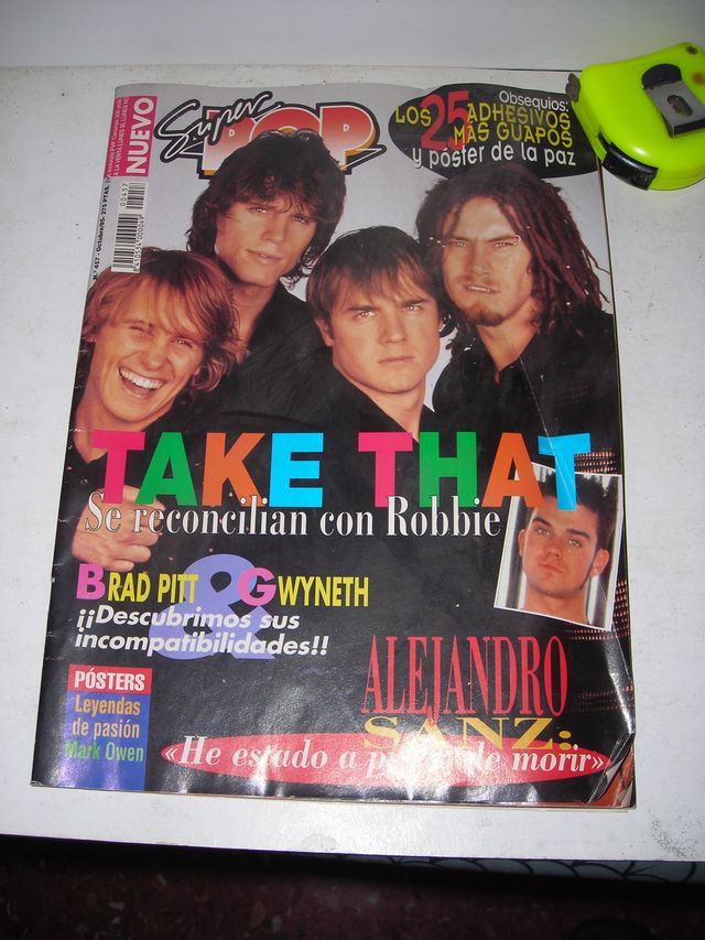 REVISTA SUPERPOP AÑO 1995 - TAKE THAT
