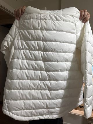 Chaqueta Nike blanca acolchada