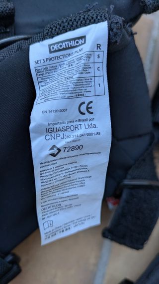 Protecciones Oxelo: rodilleras, coderas, muñequera