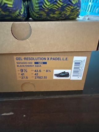Zapatillas Asics Gel Resolution X Padel 43,5
