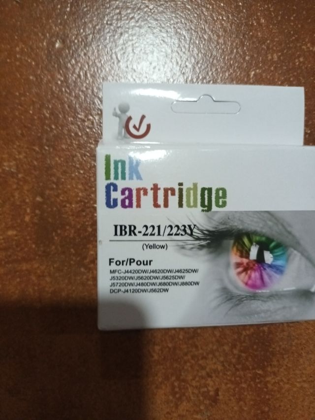 Cartucho tinta amarillo IBR-221/223Y