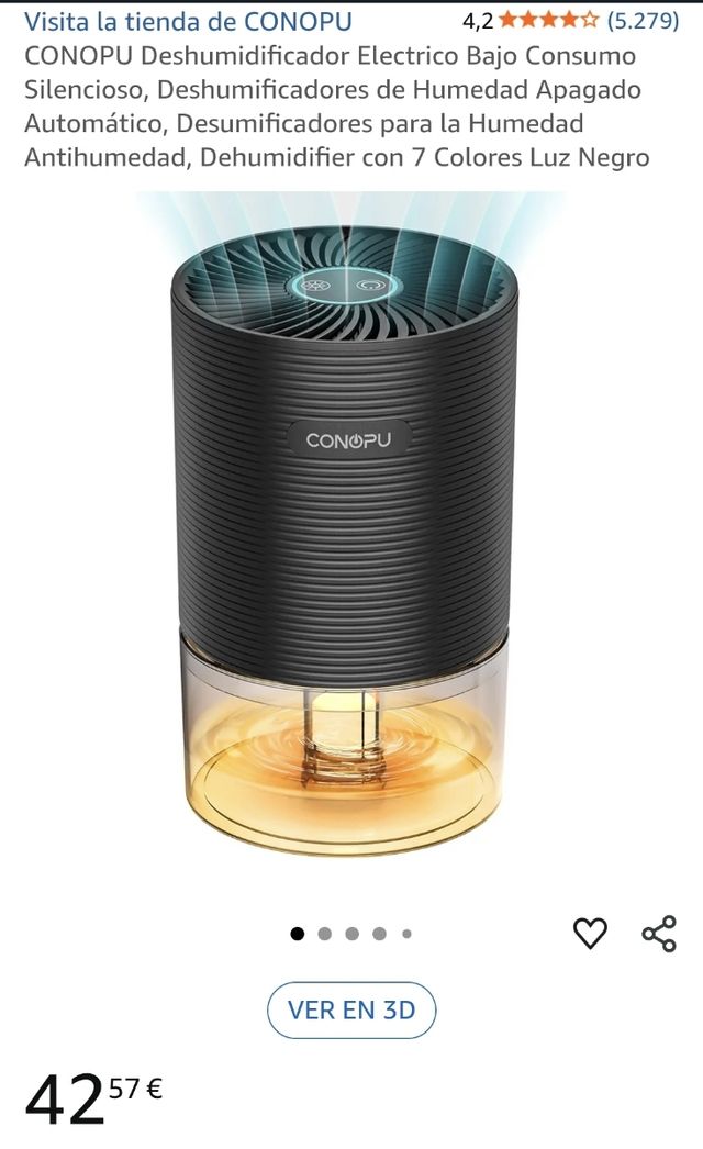 Deshumidificador CONOPU - negro.