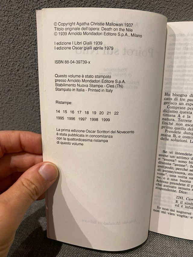 Poirot Sol Nilo (Italian Edition)