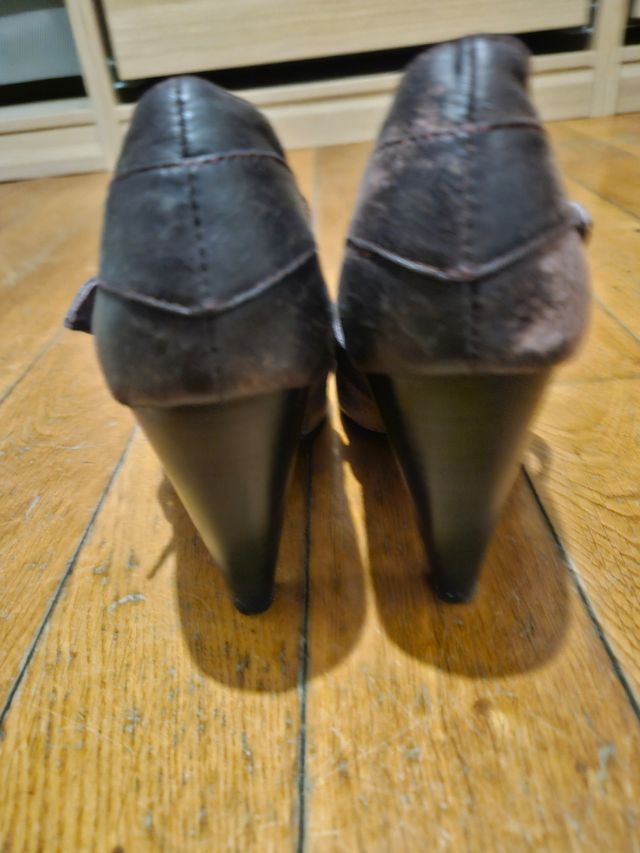 Décolleté rosa vintage n.39