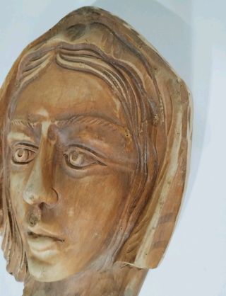 Volto Madonna in Legno