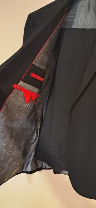 Traje negro hombre CASTILLA
