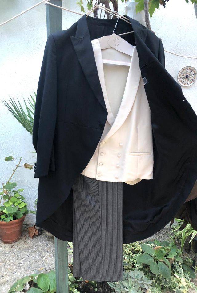 Chaqué negro ceremonia