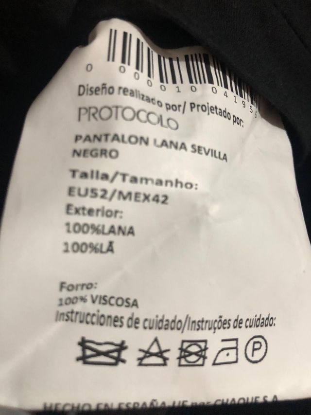 Chaqué negro ceremonia