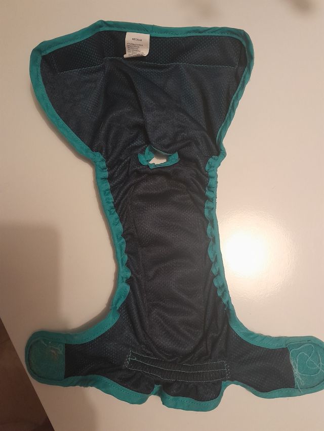 Pañal reutilizable perro tela