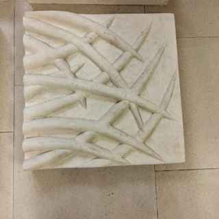 4 Quadri Rilievo gesso - Bianchi