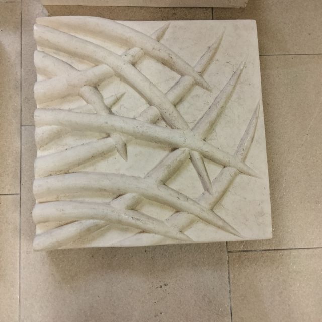 4 Quadri Rilievo gesso - Bianchi