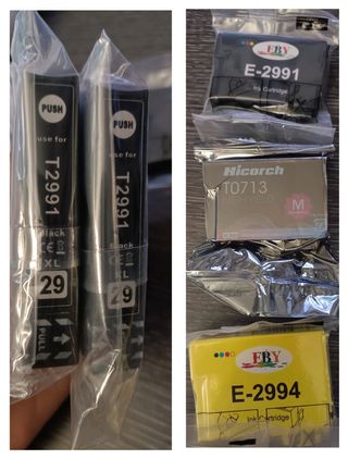 2x T2991 + E-2991 + E-2994 + T0713: Tinta Epson