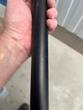 Tija sillín bici 28.6x350mm