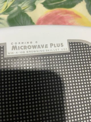 Plato para dorar - Microondas