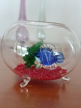 Acquario Murano vetro soffiato