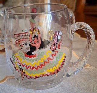 Bicchieri vintage con stampa