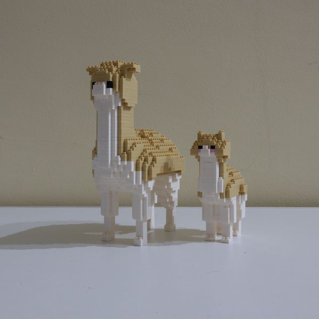 Figuras de llama/Alpaca - bloques de construcción