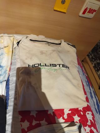 Lote de 6 camisetas Hollister