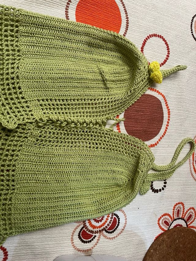 sujetador,top croché Xl