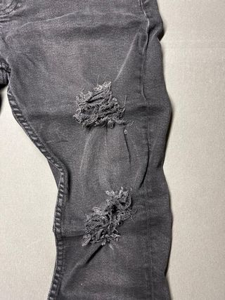 Jeans neri skinny uomo Tg L