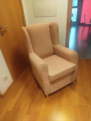 Sillón lactancia rosa