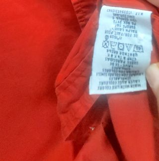 Camicia Ralph Lauren rossa tg.S