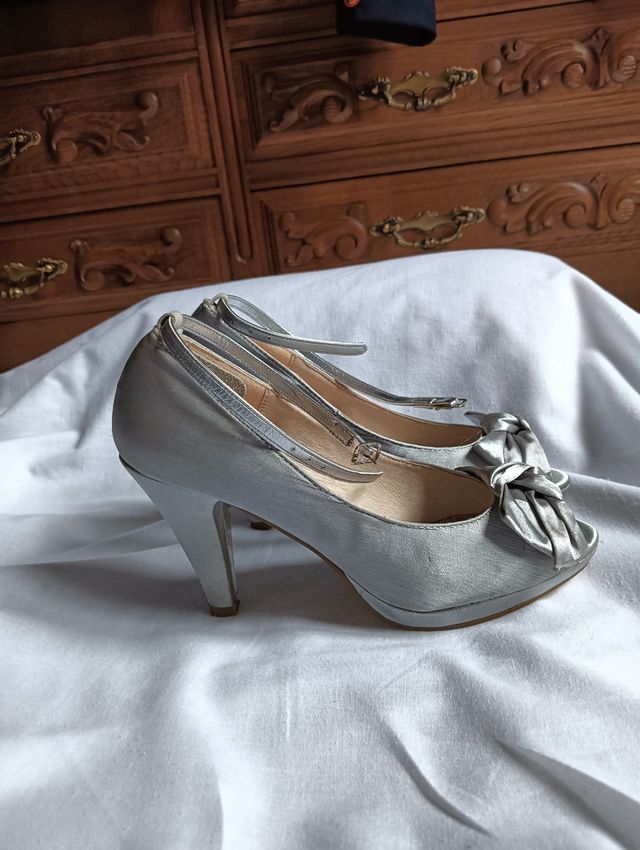 Sandalias Plata Lola Blue