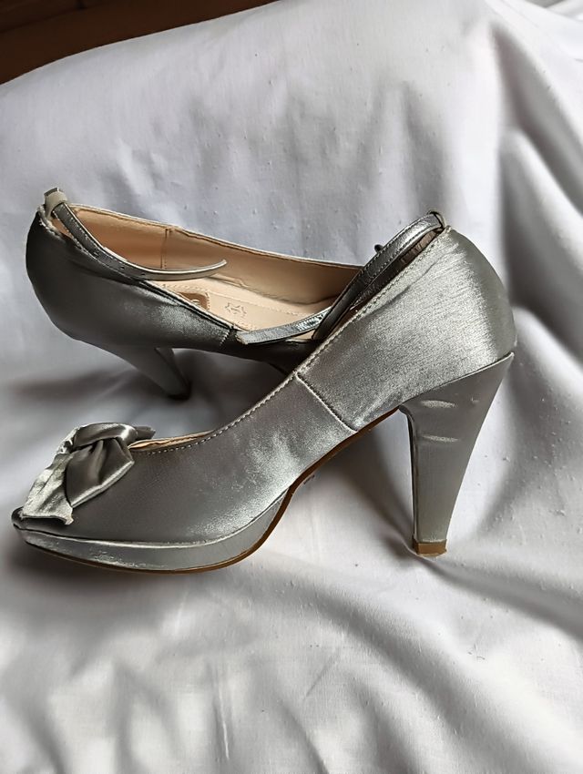 Sandalias Plata Lola Blue