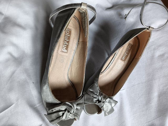 Sandalias Plata Lola Blue