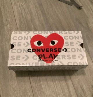 Converse nere cuori rossi - Perfette