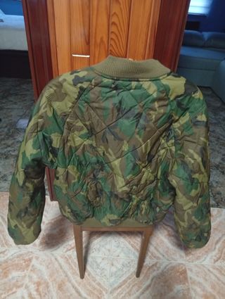 Chaqueta bomber militar verde