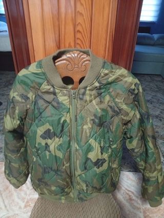 Chaqueta bomber militar verde