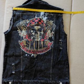 Chaleco vaquero calavera