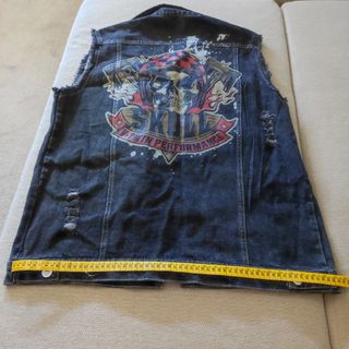 Chaleco vaquero calavera