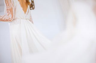 Vestido novia boho chic