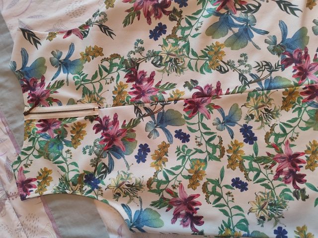 Vestido floral blanco