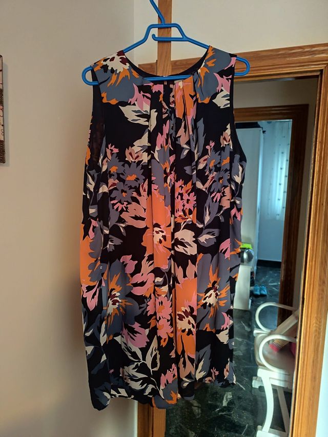 Vestido flores multicolor