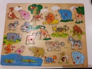 10 Puzzles de madera