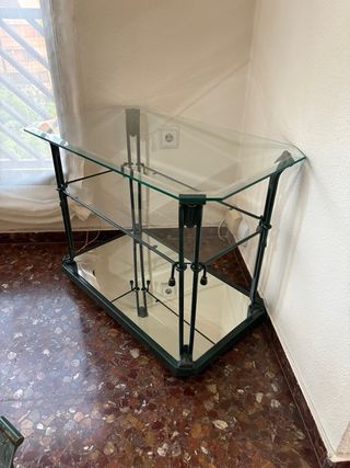 URGE VENTA: Mesas de centro de forja y cristal