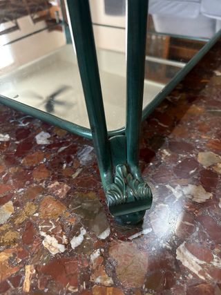 URGE VENTA: Mesas de centro de forja y cristal