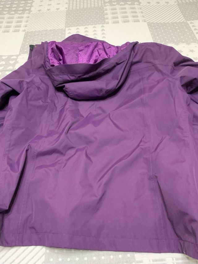 Anorak invierno morado