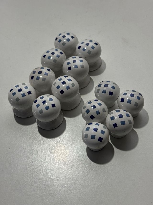 Lote de Pomos de Cerámica