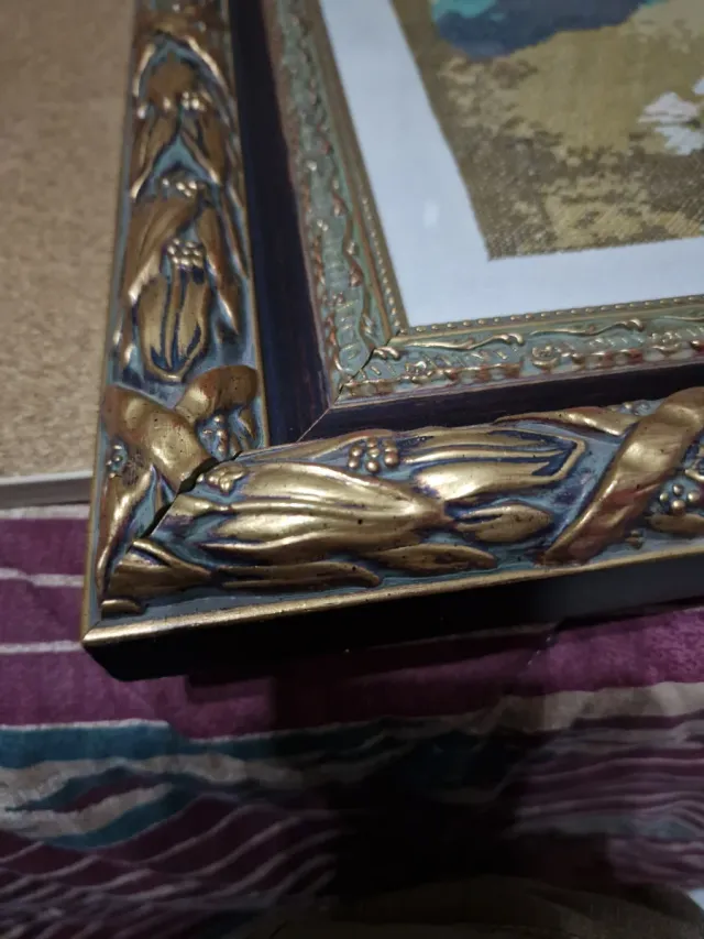 Cuadro Inmaculada Murillo, punto de cruz