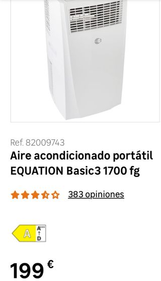 Aire acondicionado portátil
