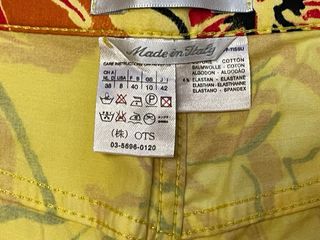 Shorts Max Mara floreali gialli