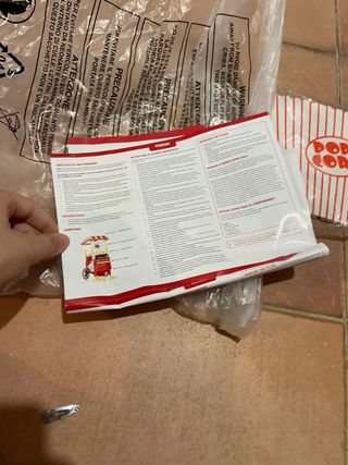 Máquina palomitas + algodón azúcar