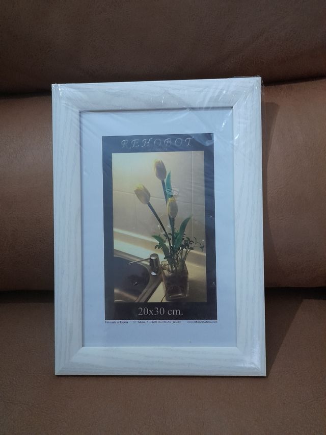 Marco foto 20x30cm blanco