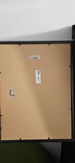 Cuadro caballos Ikea - marco negro