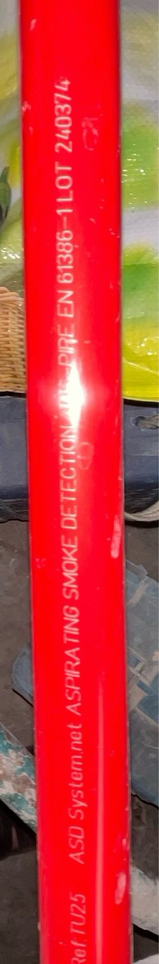 Tuberia ABS Roja TU.25 - 5 pack 